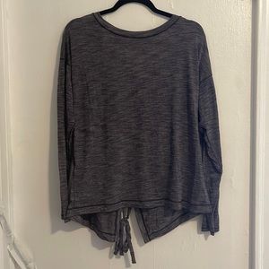 Lululemon Tie-Up-Back Long Sleeve
